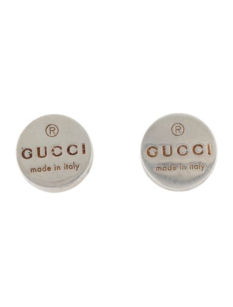 gucci logo earring|gucci trademark earrings.